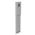 Milbank U5925-O 4 Terminal Ringless Meter Socket - Plain Top Single Pedestal Direct Bury with Main Breaker and Branch Circuits