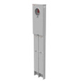 Milbank U5925-O 4 Terminal Ringless Meter Socket - Plain Top Single Pedestal Direct Bury with Main Breaker and Branch Circuits