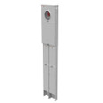 Milbank U5925-O 4 Terminal Ringless Meter Socket - Plain Top Single Pedestal Direct Bury with Main Breaker and Branch Circuits