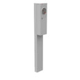 Milbank U5949-O-5T9 5 Terminal Ringless Meter Socket - Plain Top Lever Bypass 1 Main Breaker Provision 5th Terminal 9 Oclock Position Single Pedestal Direct Bury