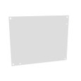 Millbank SBP Back Panel Non UL Listed Small Hinge Cover White Steel