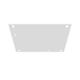 Millbank SBP Back Panel Non UL Listed Small Hinge Cover White Steel