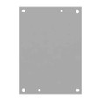 Millbank SBP Back Panel Non UL Listed Small Hinge Cover White Steel