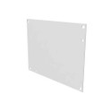 Millbank SBP Back Panel Non UL Listed Small Hinge Cover White Steel