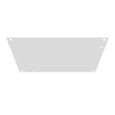 Millbank SBP Back Panel Non UL Listed Small Hinge Cover White Steel