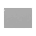 Millbank SBP Back Panel Non UL Listed Small Hinge Cover White Steel