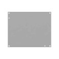 Millbank SBP Back Panel Non UL Listed Small Hinge Cover White Steel