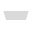 Millbank SBP Back Panel Non UL Listed Small Hinge Cover White Steel