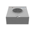 Milbank 4 Terminal Ringless Meter Socket Small Closing Plate and Triplex Ground Wide Shell, 1 Position 1 Phase, 200 Ampere