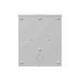 Milbank 4 Terminal Ringless Meter Socket Small Closing Plate and Triplex Ground Wide Shell, 1 Position 1 Phase, 200 Ampere