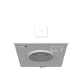 Milbank 4 Terminal Ringless Meter Socket Small Closing Plate and Triplex Ground Wide Shell, 1 Position 1 Phase, 200 Ampere