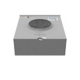 Milbank 4 Terminal Ringless Meter Socket Small Closing Plate and Triplex Ground Wide Shell, 1 Position 1 Phase, 200 Ampere