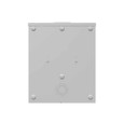 Milbank 4 Terminal Ringless Meter Socket Small Closing Plate and Triplex Ground Wide Shell, 1 Position 1 Phase, 200 Ampere