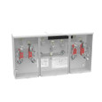 Milbank 4 Terminal Ringless Large Closing Plate 2 Position Meter Socket, 200 Ampere