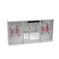 Milbank 4 Terminal Ringless Large Closing Plate 2 Position Meter Socket, 200 Ampere