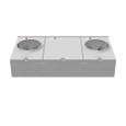 Milbank 4 Terminal Ringless Large Closing Plate 2 Position Meter Socket, 200 Ampere