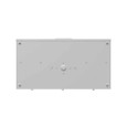 Milbank 4 Terminal Ringless Large Closing Plate 2 Position Meter Socket, 200 Ampere