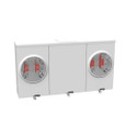 Milbank 4 Terminal Ringless Large Closing Plate 2 Position Meter Socket, 200 Ampere