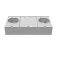 Milbank 4 Terminal Ringless Large Closing Plate 2 Position Meter Socket, 200 Ampere