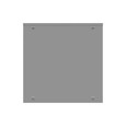 Milbank CT3R Hinge Cover Type 3R Steel No Knockouts ANSI 61 Gray