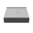 Milbank CT3R Hinge Cover Type 3R Steel No Knockouts ANSI 61 Gray