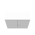 Milbank CT3R Hinge Cover Type 3R Steel No Knockouts ANSI 61 Gray
