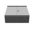 Milbank CT3R Hinge Cover Type 3R Steel No Knockouts ANSI 61 Gray