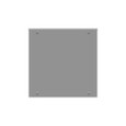 Milbank CT3R Hinge Cover Type 3R Steel No Knockouts ANSI 61 Gray