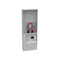 Milbank U5059-X 4-5 Terminal Ringless Meter Socket - Large Closing Plate with Main Breaker and Locking Connector Options
