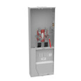 Milbank U5059-X 4-5 Terminal Ringless Meter Socket - Large Closing Plate with Main Breaker and Locking Connector Options