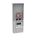 Milbank U5059-X 4-5 Terminal Ringless Meter Socket - Large Closing Plate with Main Breaker and Locking Connector Options