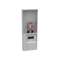 Milbank U5059-X 4-5 Terminal Ringless Meter Socket - Large Closing Plate with Main Breaker and Locking Connector Options