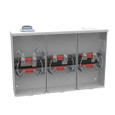 Milbank Ringless Multi-Position Meter Socket – 100A, 4 Terminal, 2–6 Position, Outdoor Utility Service