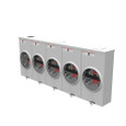 Milbank Ringless Small Hub Open Horn Bypass Meter Socket – 100A, 4 Terminal, 2–6 Position, Outdoor Utility Service