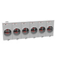 Milbank Ringless Small Hub Open Horn Bypass Meter Socket – 100A, 4 Terminal, 2–6 Position, Outdoor Utility Service