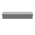 Milbank GHC1 Wireway Hinge Cover, Type 1 UL Listed Steel ANSI 61 Gray