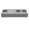 Milbank 4 Terminal Ringless Large Closing Plate 3 Position Meter Socket, 200 Ampere