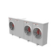 Milbank 4 Terminal Ringless Large Closing Plate 3 Position Meter Socket, 200 Ampere