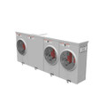 Milbank 4 Terminal Ringless Large Closing Plate 3 Position Meter Socket, 200 Ampere