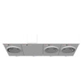 Milbank 4 Terminal Ringless Large Closing Plate 3 Position Meter Socket, 200 Ampere