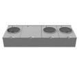 Milbank 4 Terminal Ringless Large Closing Plate 3 Position Meter Socket, 200 Ampere