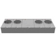 Milbank 4-5 Terminal Ringless Large Closing Plate 4 Position Meter Socket, 200 Ampere