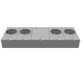 Milbank 4-5 Terminal Ringless Large Closing Plate 4 Position Meter Socket, 200 Ampere