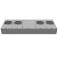 Milbank 4-5 Terminal Ringless Large Closing Plate 4 Position Meter Socket, 200 Ampere