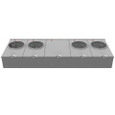 Milbank 4-5 Terminal Ringless Large Closing Plate 4 Position Meter Socket, 200 Ampere