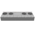 Milbank 4-5 Terminal Ringless Large Closing Plate 4 Position Meter Socket, 200 Ampere