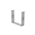 Milbank GCU Wireway Universal Connector Non UL Listed ANSI 61 Gray Steel