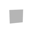 Milbank GEU Wireway Universal End Type 1 Screw Cover ANSI 61 Gray Steel