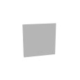 Milbank GEU Wireway Universal End Type 1 Screw Cover ANSI 61 Gray Steel