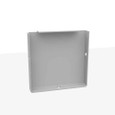 Milbank GEU Wireway Universal End Type 1 Screw Cover ANSI 61 Gray Steel